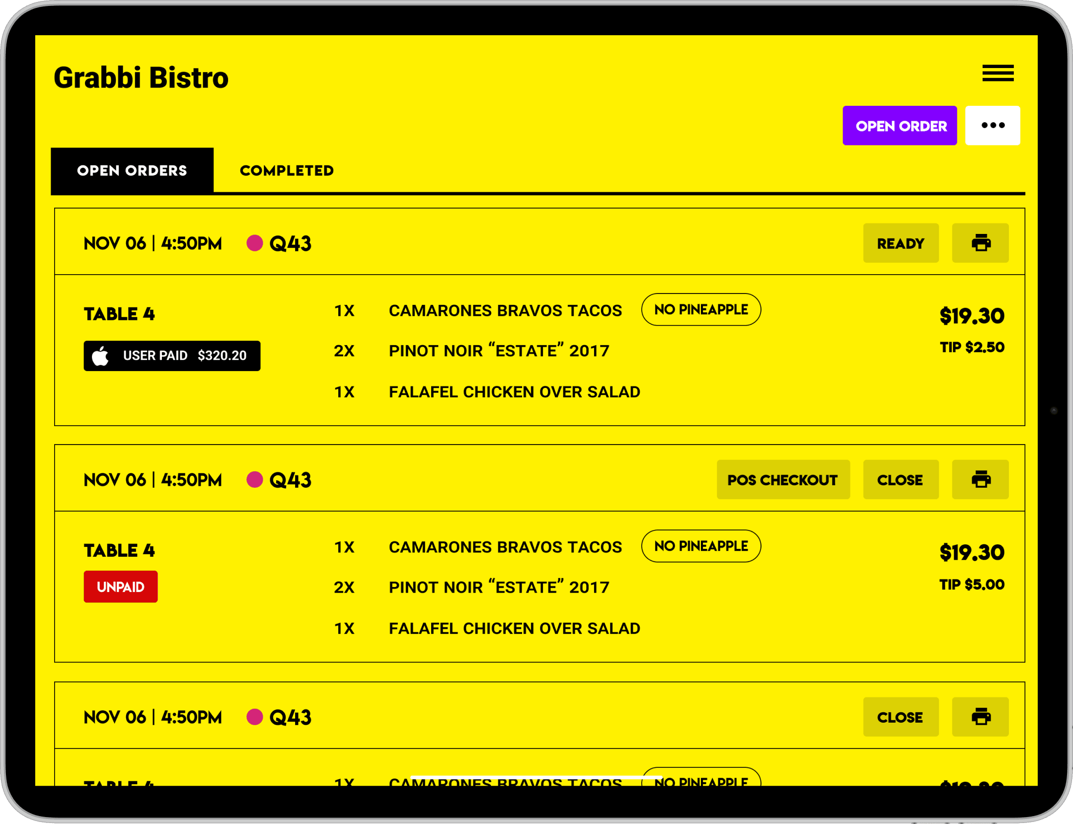 Grabbi – Food truck self checkout platform preview